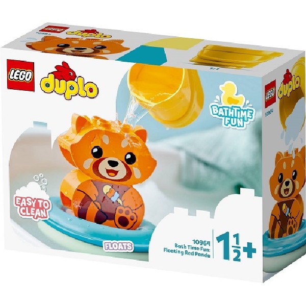Lego Duplo Pret in bad: drijvende rode Panda