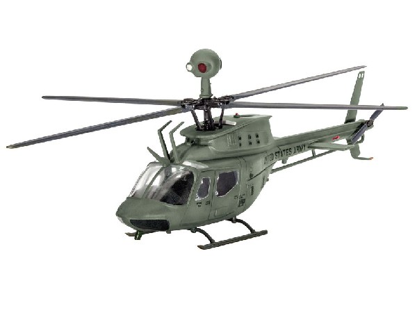Revell Set Bell OH-58D -Kiowa- 04938 - met lijm en verf