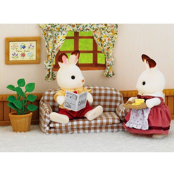 Sylvanian Families Meubels met Vader Chocoladekonijn 