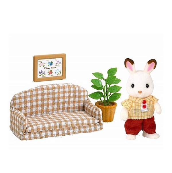 Sylvanian Families Meubels met Vader Chocoladekonijn 