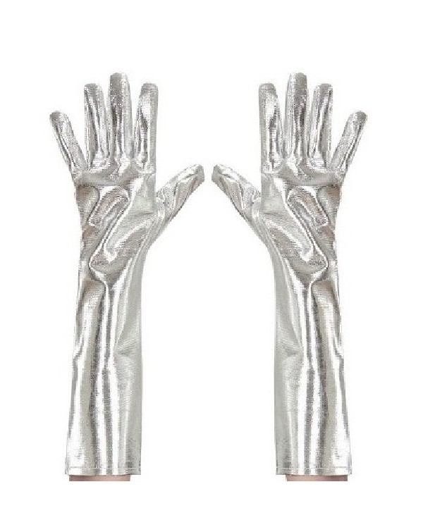 Handschoenen Zilver Metalic