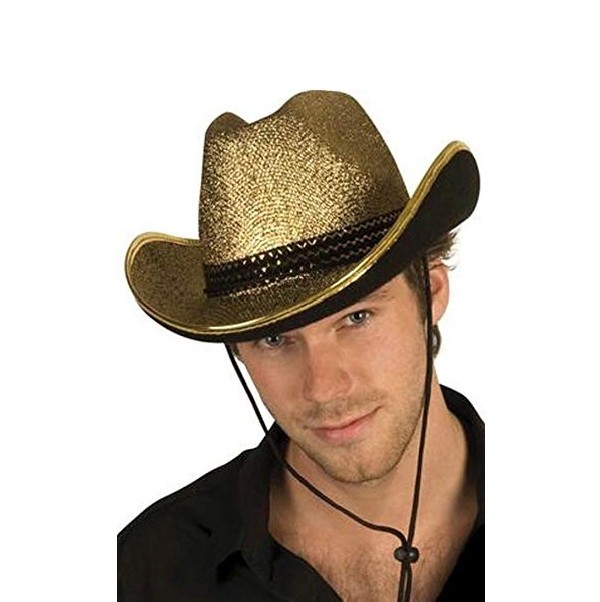 Cowboy Hoed Shiny Gold