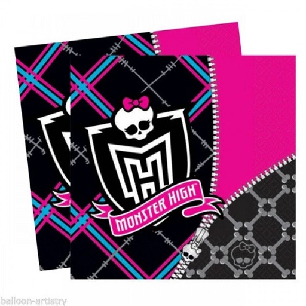 Servetten Monster High 20 stuks