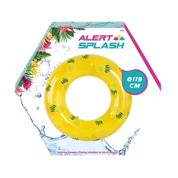 Zwemring Alert Splash  Ananas 119 cm