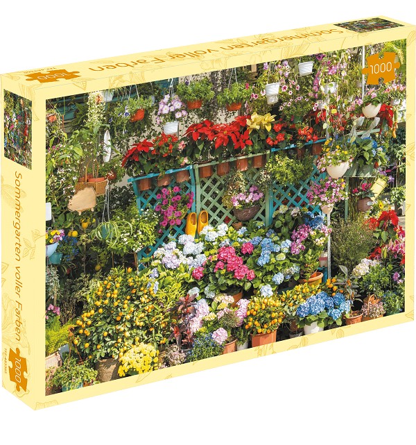 Tucker's Fun Factory Puzzel Zomertuin vol Kleuren