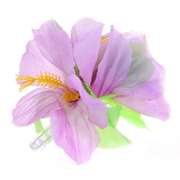 Haarclip Hibiscus Bloem 6 kleuren Assorti