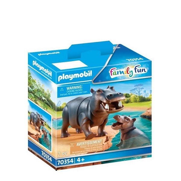Playmobil Family Fun Nijlpaard met Baby