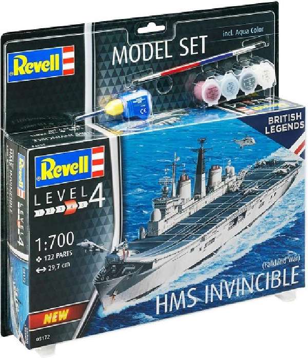 REVELL Modelset HMS Invincible (Farkland war)