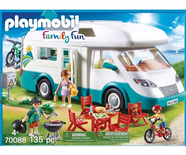 Playmobil Family Fun Mobile Home met Familie
