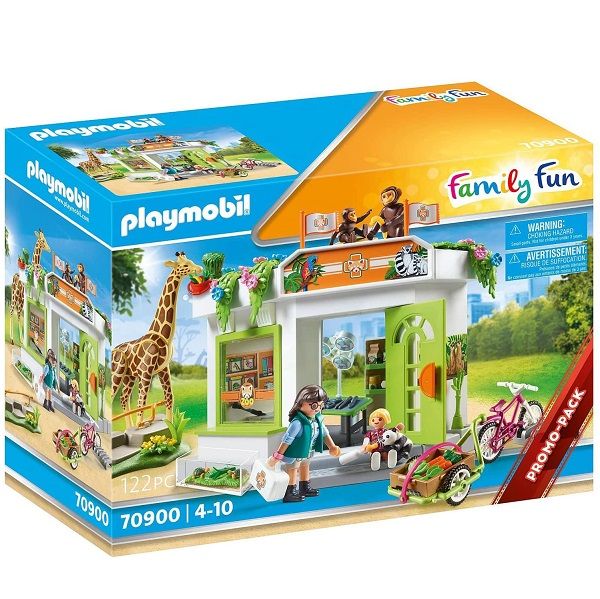 Playmobil Family Fun Dierenartspraktijk in de Dierentuin