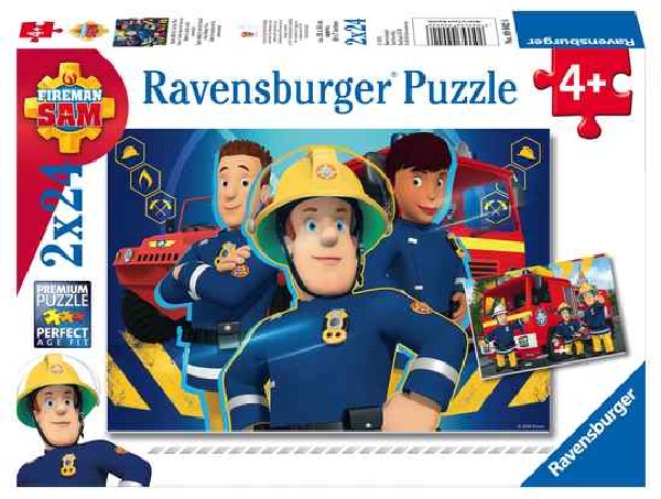 Brandweerman Sam puzzel 2 x 24 stukjes