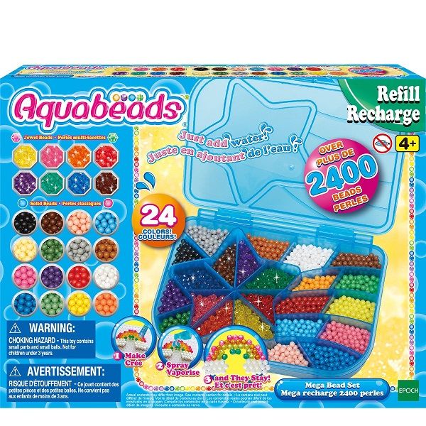 Aquabeads Navulling Mega Bead Set  2400 Parels