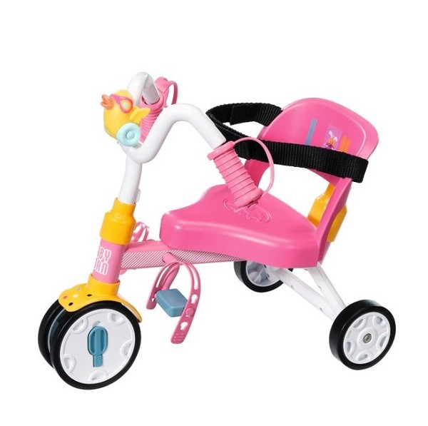 Baby Born Driewieler met Duwstang
