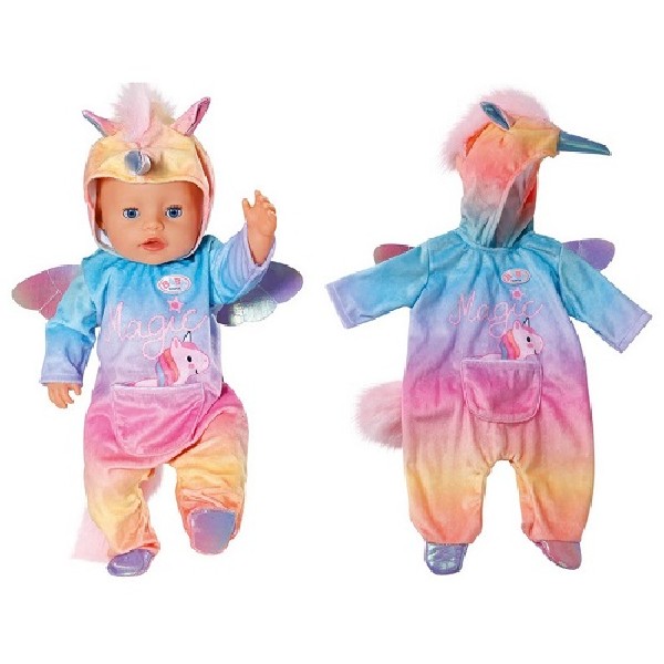 baby born unicorn onesie