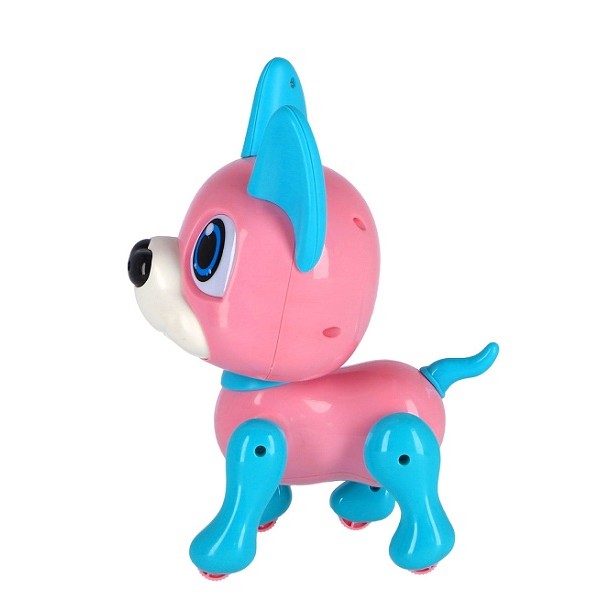 Baby Rick Interactieve Puppy Roze 20 cm