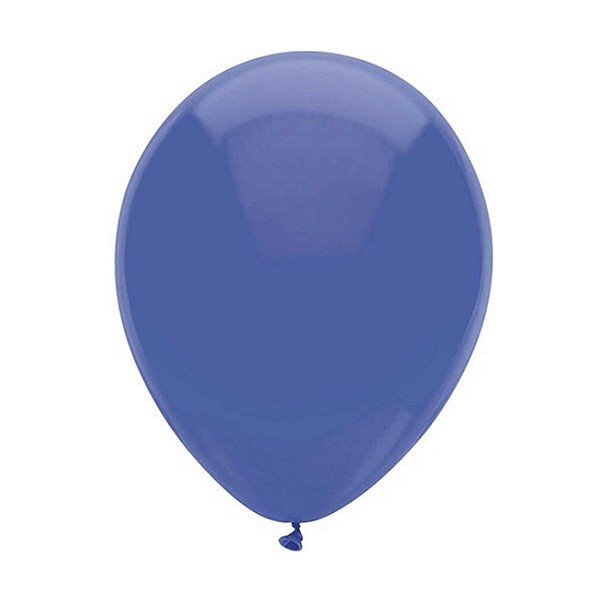  Ballonnen Uni Blauw 30 cm 100 stuks