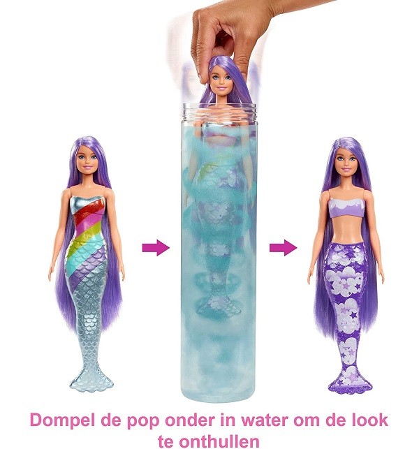 Barbie Color Reveal Regenboog Zeemeermin 