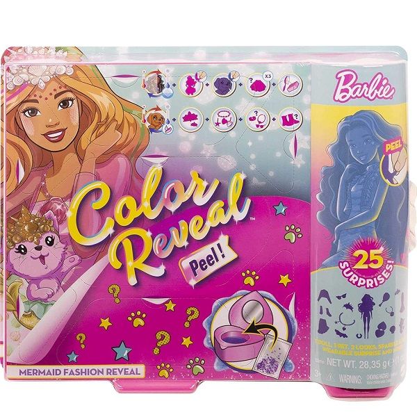 Barbie Color Reveal Ultimate Reveal Fantasy Fashion Mermaid Assorti 