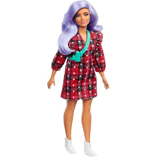 Barbie Fashionista Pop met Paars Haar