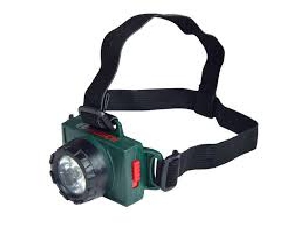 Bosch Hoofdlamp - Elastisch, verstelbare hoofdband - incl. stand voor permanent en knipperlicht - groen