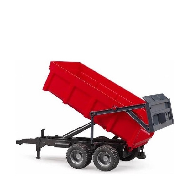 Bruder Dubbelassige Aanhanger Rood