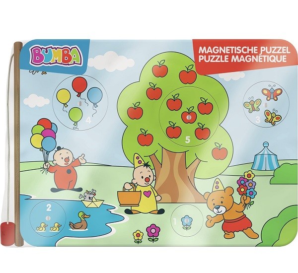 Bumba Houten Magnetische Puzzel  5 Stukjes