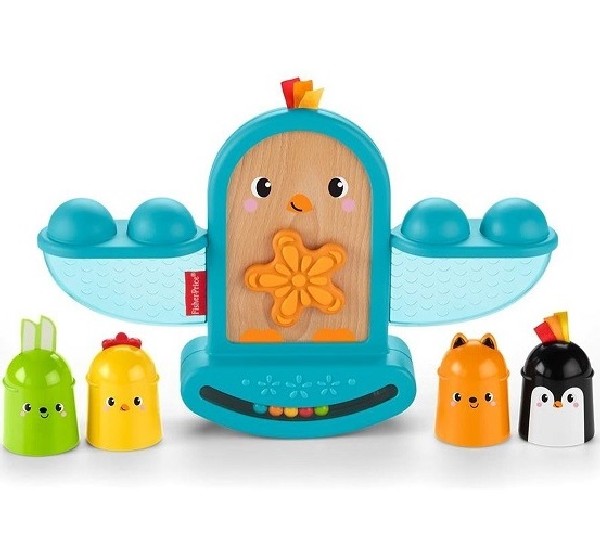 Fisher Price Stack and Rattle Birdie