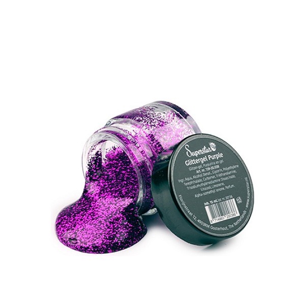 Glitter Gel Superstar Paars 15 ml