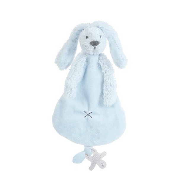 Happy Horse Konijn Richie Knuffeldoekje Blauw 27 cm