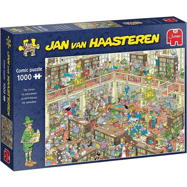 Jan van Haasteren Puzzel De Bibliotheek 1000 stukjes