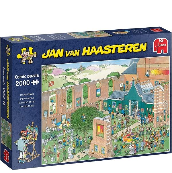Jan van Haasteren Puzzel De Kunstmarkt 2000 stukjes