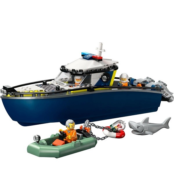 Lego City Achtervolging met Politieboot