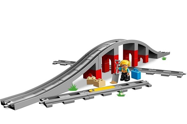 Lego Duplo Treinbrug en Rails