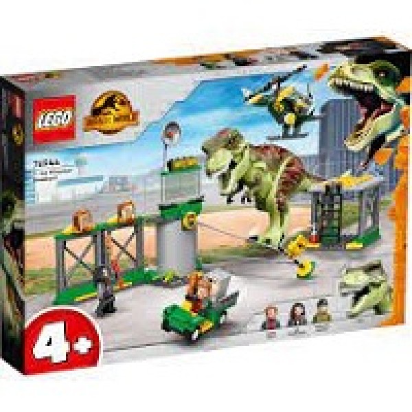 Lego Jurassic World T.Rex Dinosaurus Ontsnapping