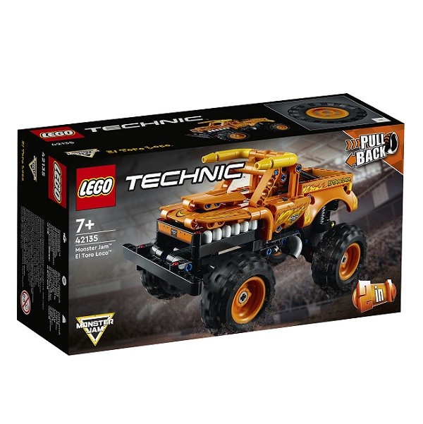 Lego Technic 2-in-1 Monster Jam El Toro Loco Pull-Back Model