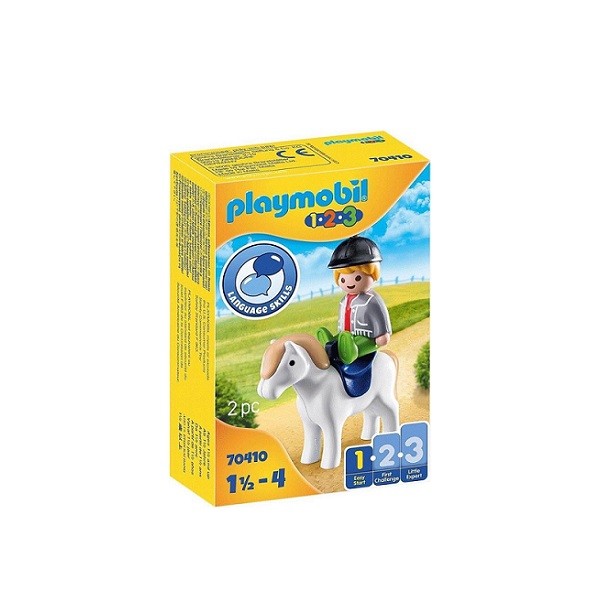 Playmobil 1.2.3 Jongen met Pony