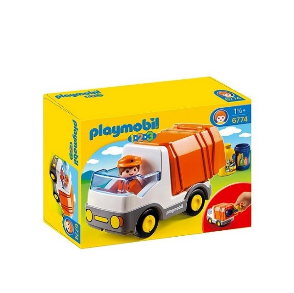 Playmobil 1.2.3 Vuilniswagen