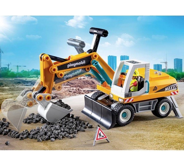  Playmobil Action Heroes Wegenbouw Grote Graafmachine