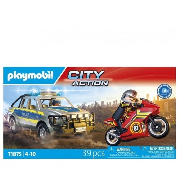 Playmobil City Action Achtervolging met Politie