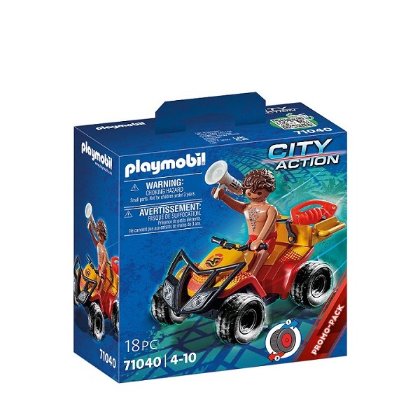 Playmobil City Action Racers Badmeester Quad 