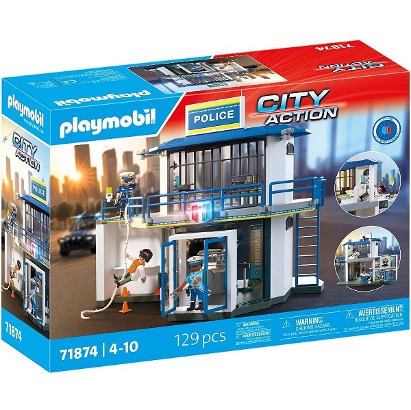 Playmobil City Action Politiebureau met  Onderzoeksruimte