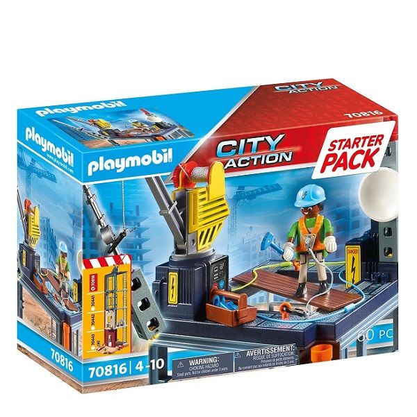 Playmobil City Action Starterpack Bouwplaats met Lier 
