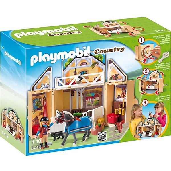 Playmobil Country Opklapbare Paardenstal