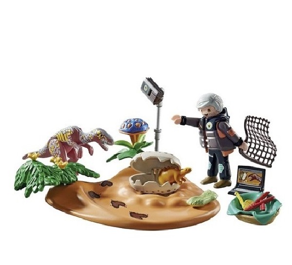 Playmobil Dinos Stegosaurusnest met Eierdief 