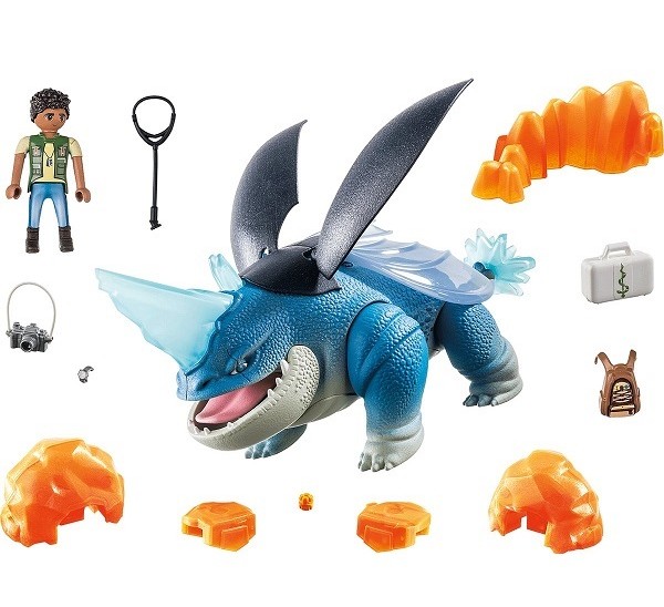 Playmobil Dragons Plowhorn en D'Angelo