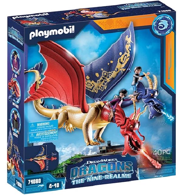 Playmobil Dragons Wu en Wei met Jun 