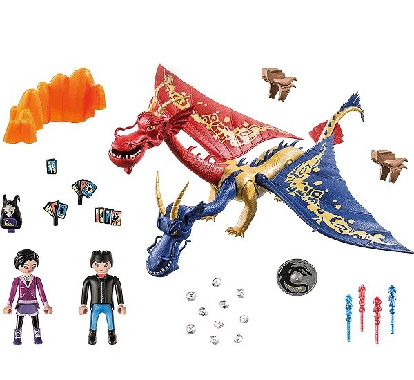 Playmobil Dragons Wu en Wei met Jun 