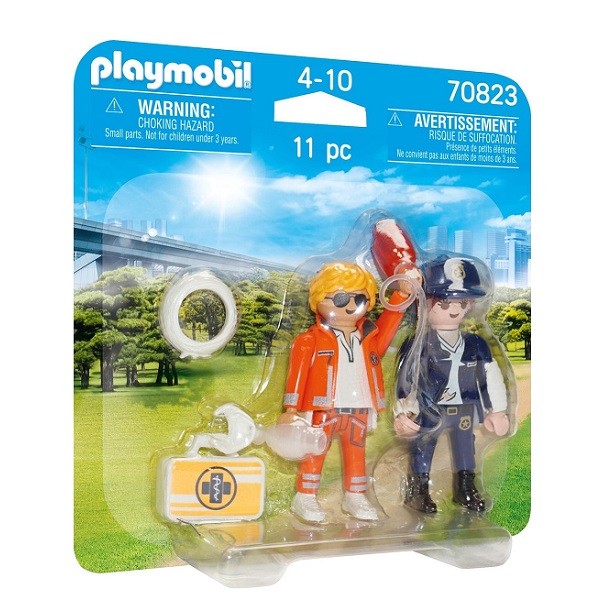 Playmobil DuoPack Spoedarts en Politieagente