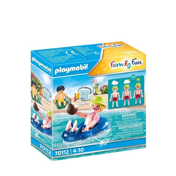 Playmobil Family Fun Badgast met Zwembanden 