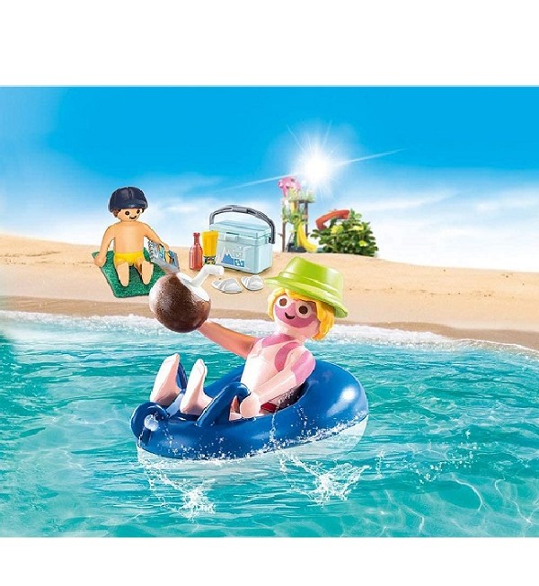 Playmobil Family Fun Badgast met Zwembanden 